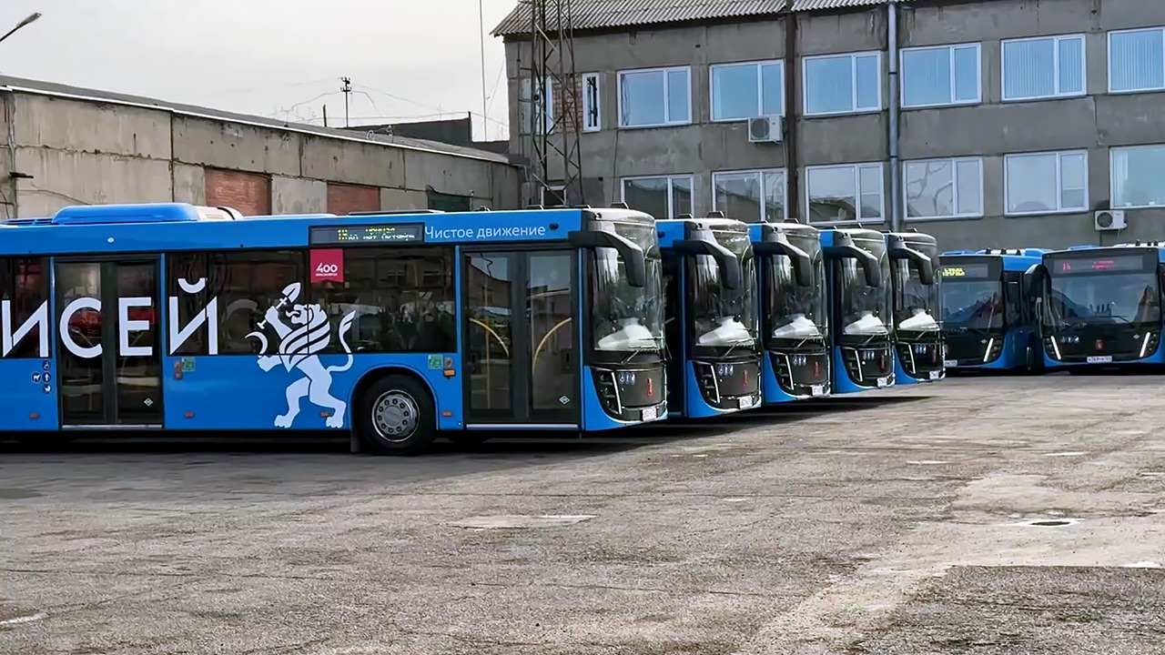 Новые автобусы на газе