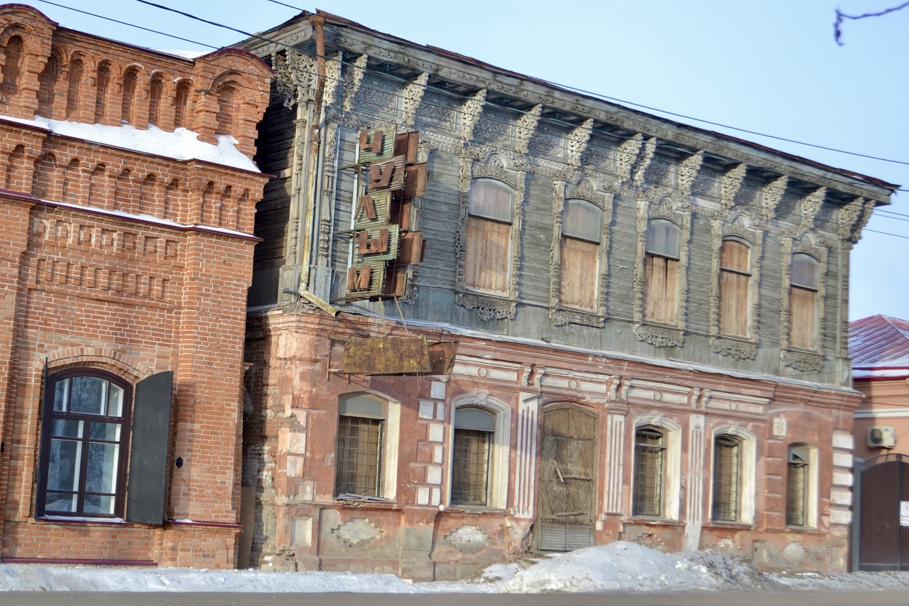 старинное здание, старый центр ачинска