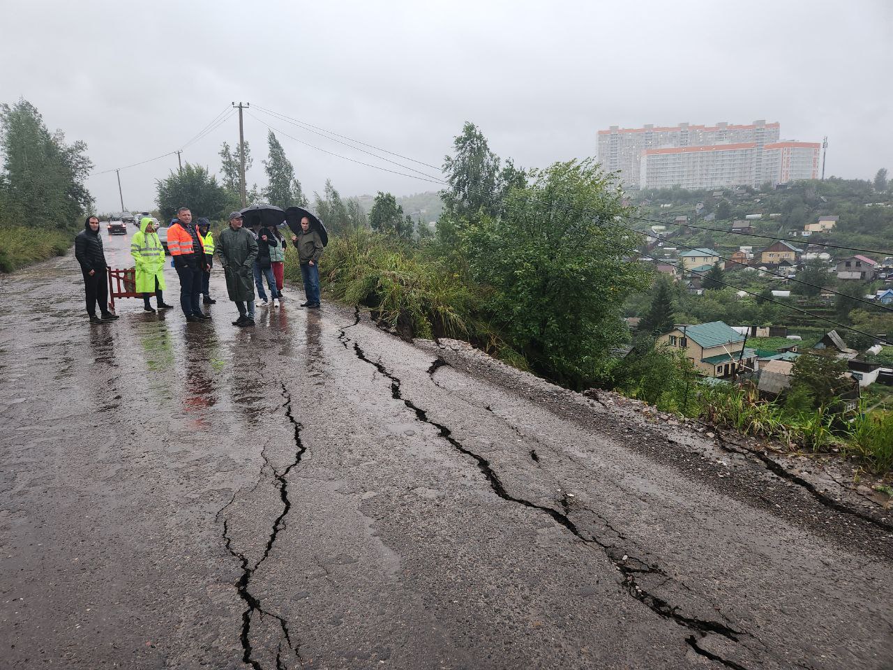 дорога на ул. Даурская