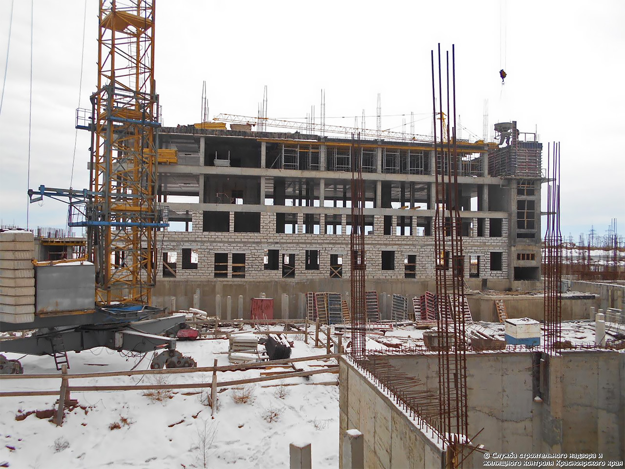 Стройка детской больницы в Красноярске