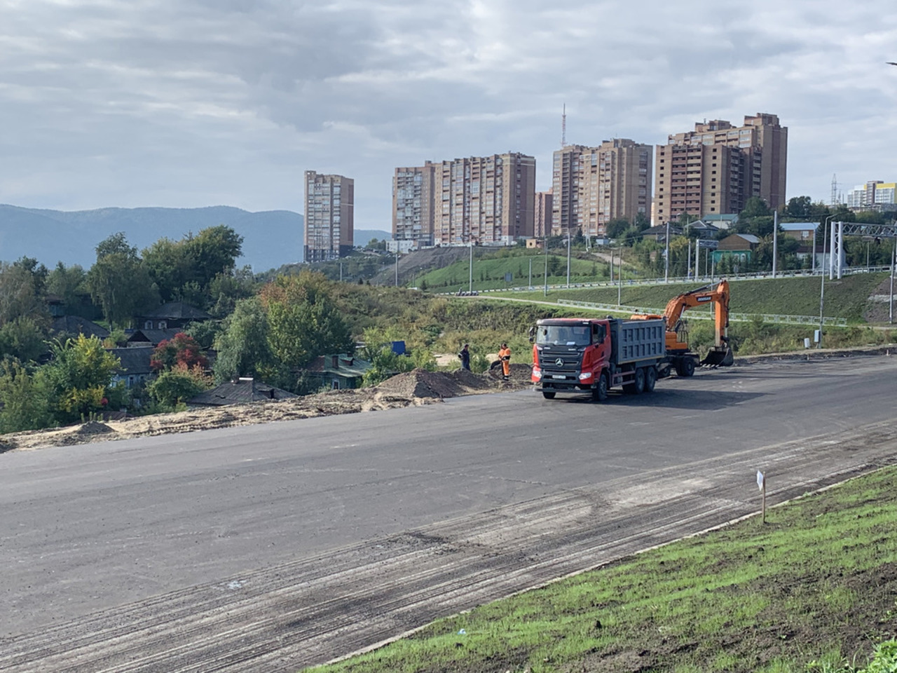 дорожный ремонт в Красноярске