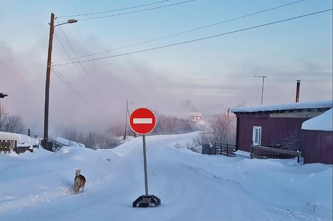 Часть дорог в Енисейске была перекрыта
