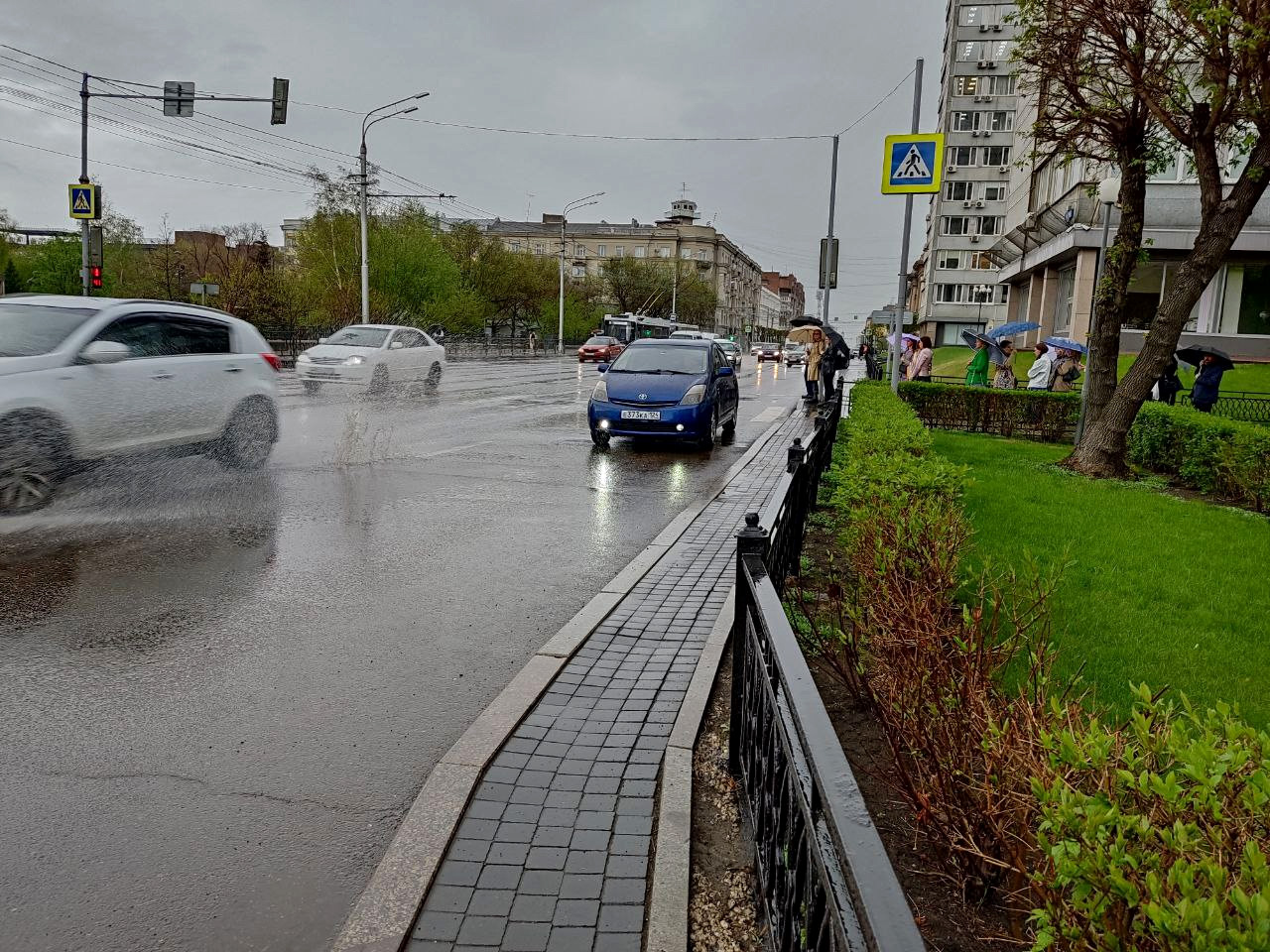 В Красноярске тоже идут дожди почти каждый день