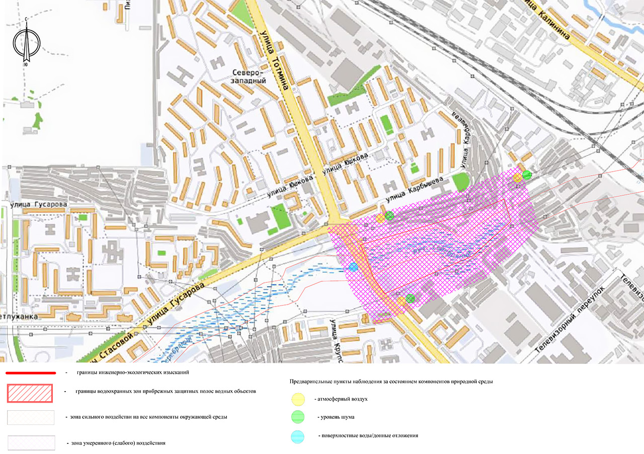 Схема строительства электродепо экологическая карта