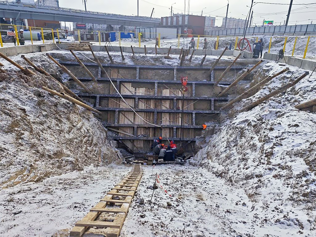 Стройка эскалаторного тоннеля