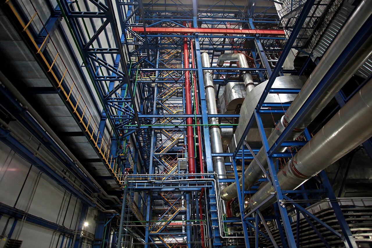 Масштабы энергоблока впечатляют