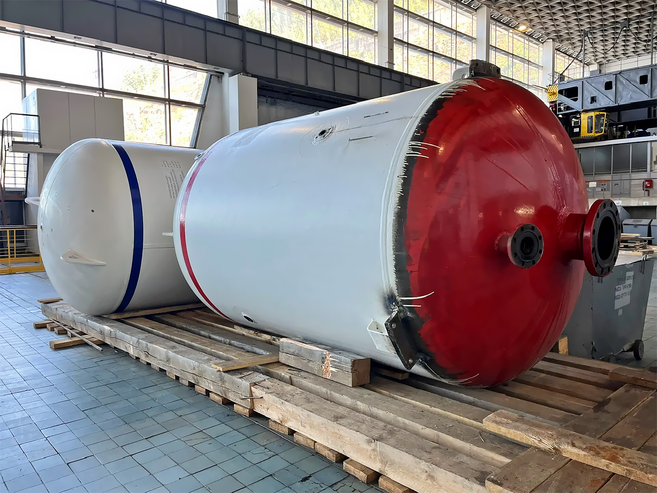 Котлы маслонапорных установок Красноярской ГЭС