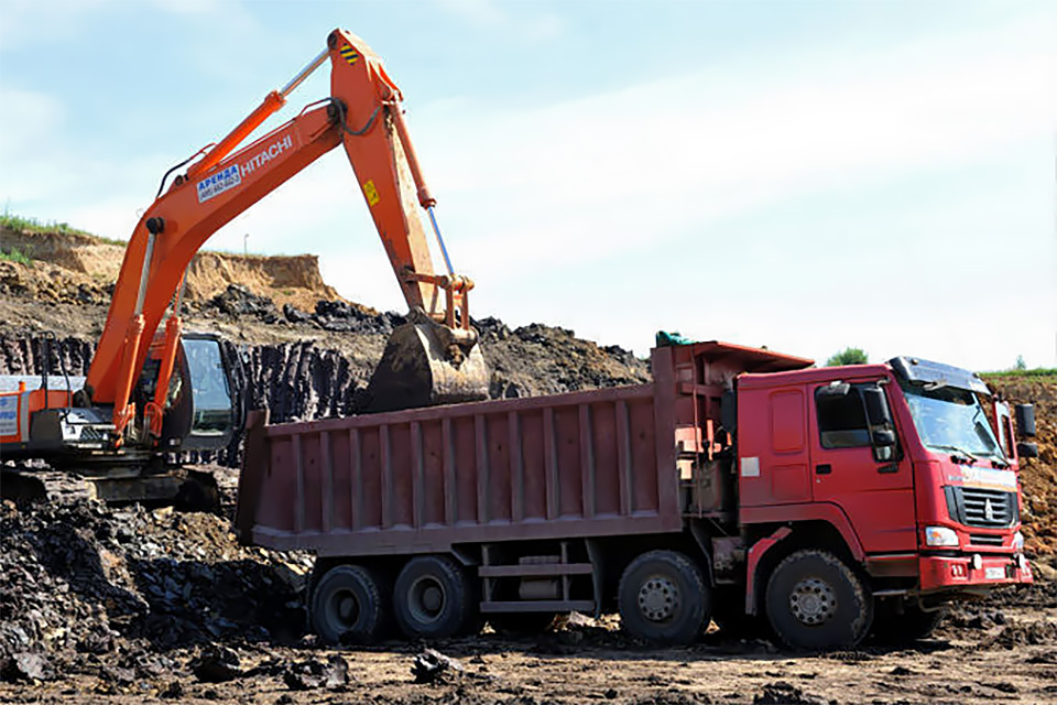 Добыча керамзитового сырья