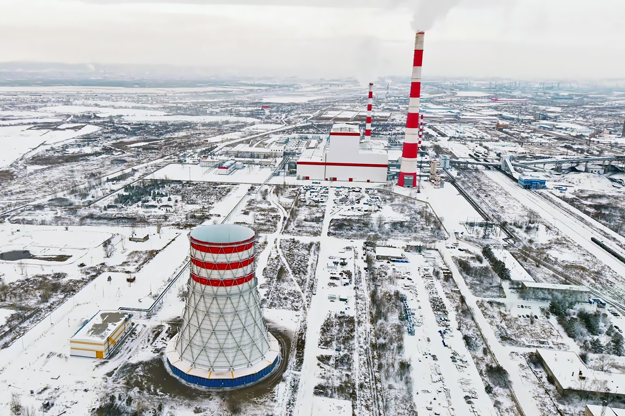 Градирня Красноярской ТЭЦ-3