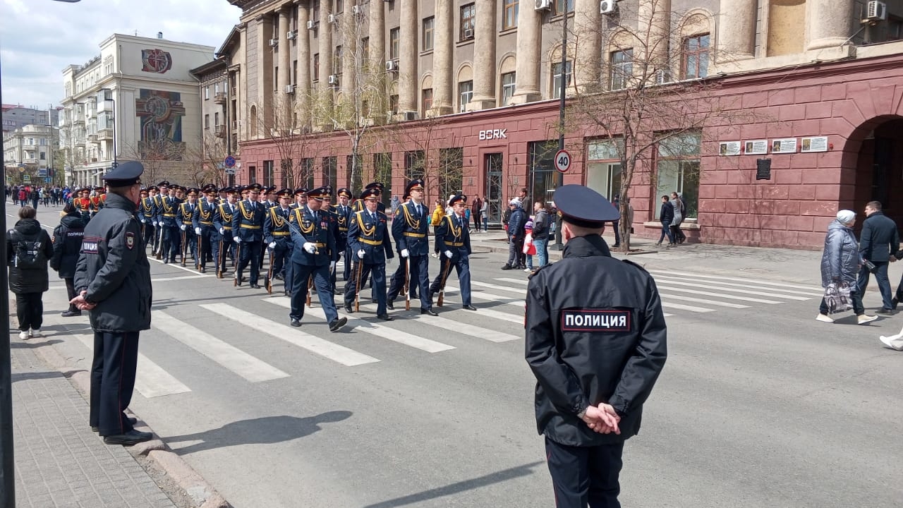 Красноярск отмечает День Победы