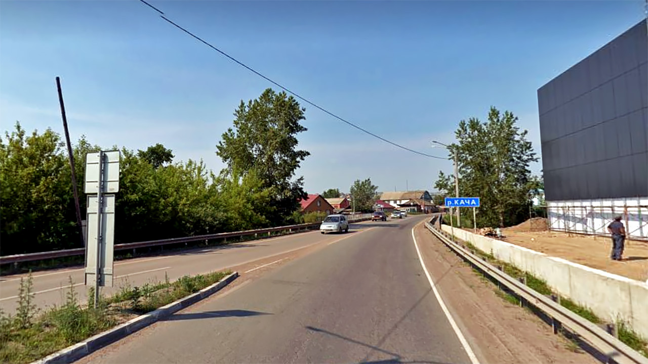 Мост через р. Кача с Солонцов