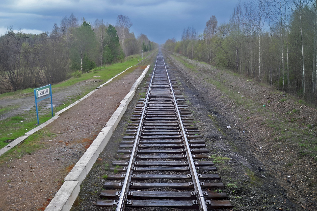 Железнодорожная ветка Ачинск - Абалаково - Лесосибирск