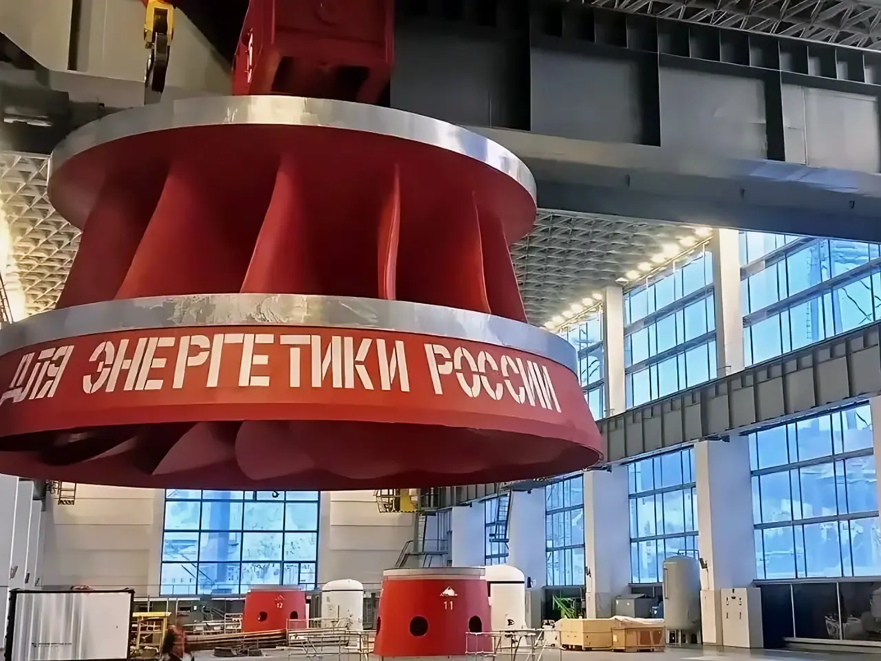 Новое рабочее колесо для Красноярской ГЭС