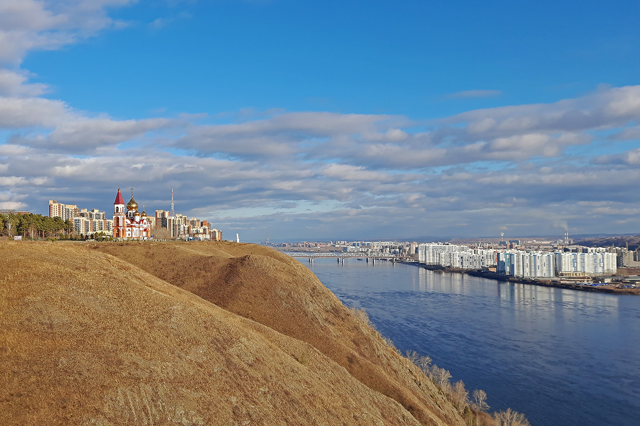 Красноярск - вид из Академгородка