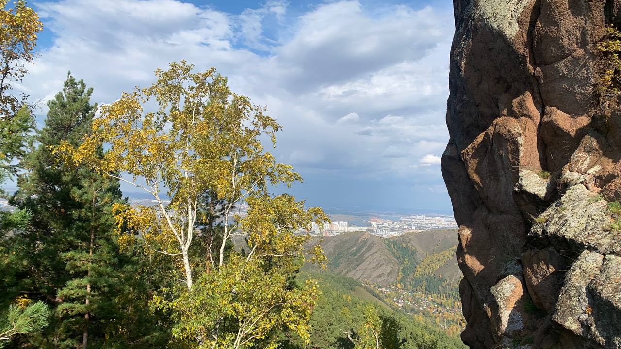 вид на красноярск с такмака