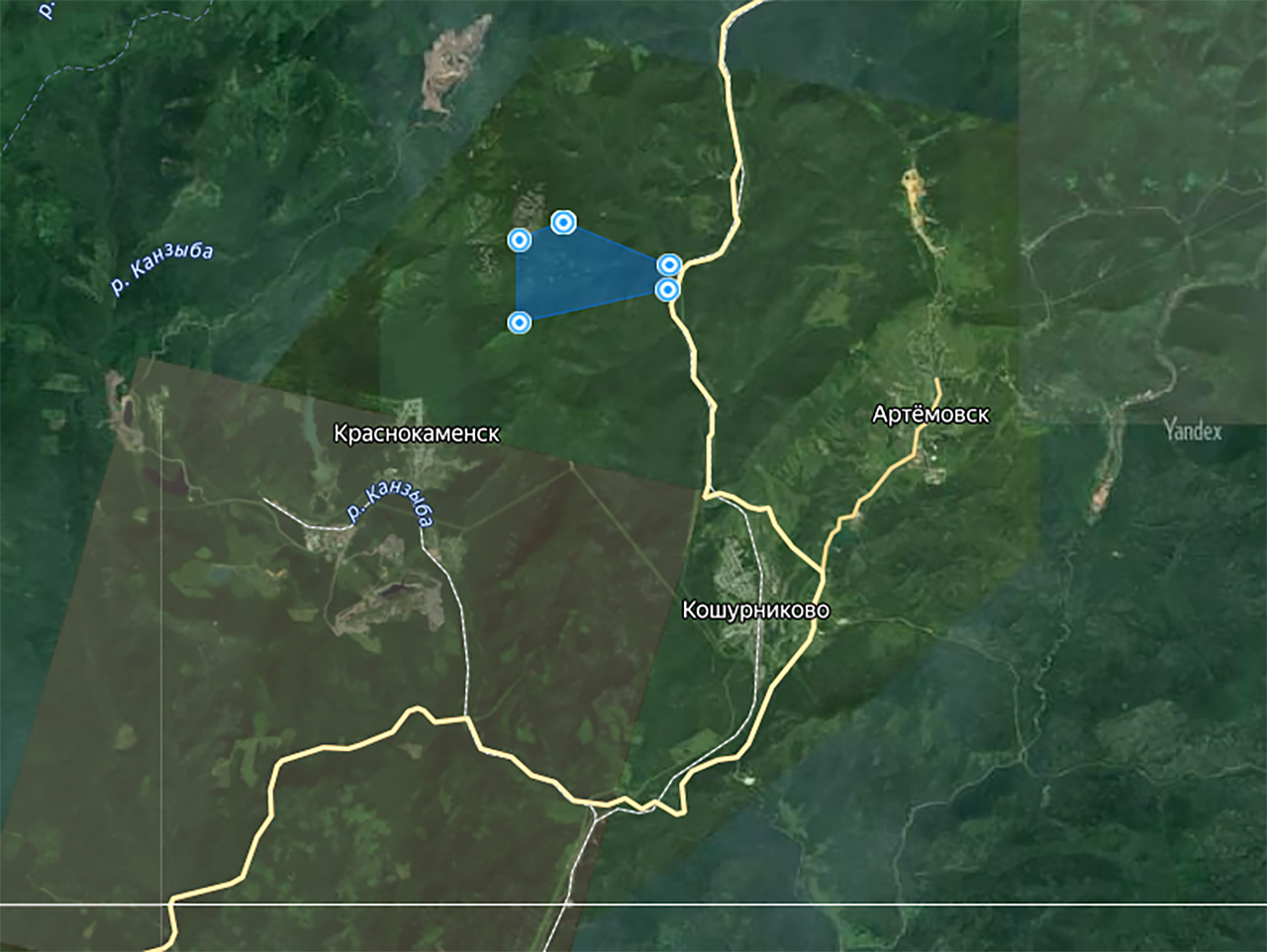 Золоторудное Лысогорское месторождение в Красноярском крае