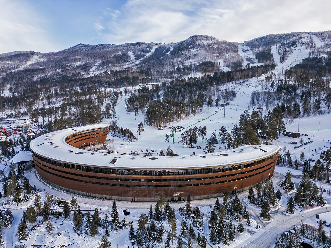 Курорт Манжерок - общий на комплекс