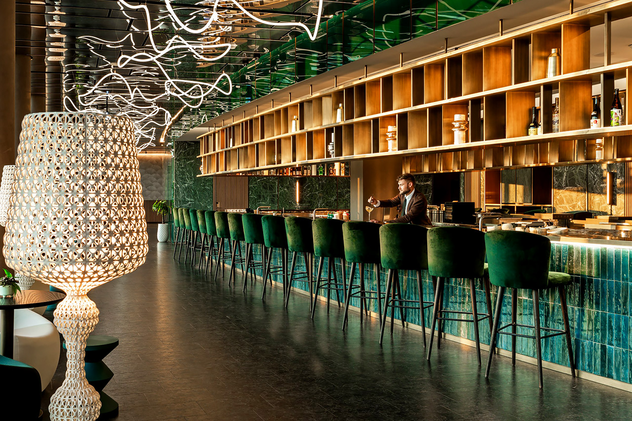 Курорт Манжерок - барная стойка