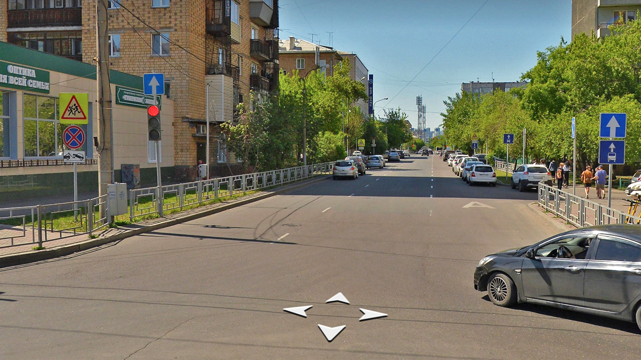 Улица Марковского в Красноярске