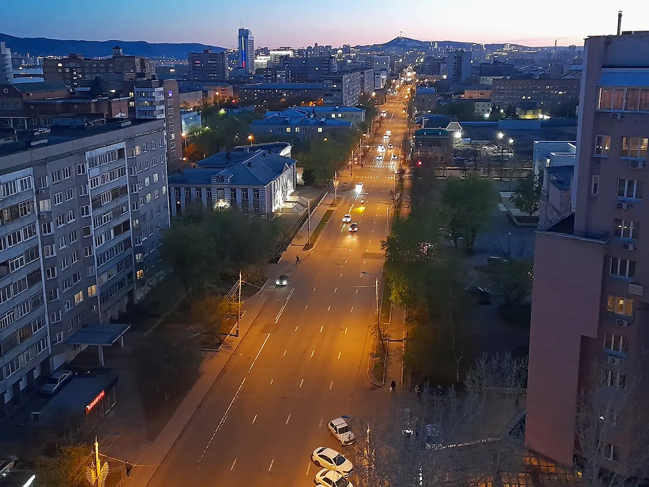 Улица Маркса в Красноярске