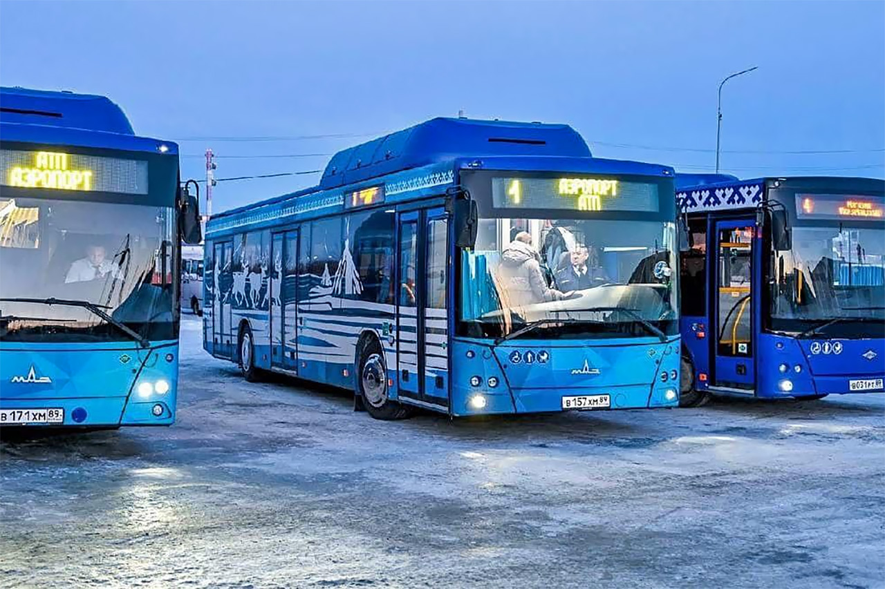 Газомоторные автобусы из Белоруссии очень хорошо показали себя в суровых северных условиях эксплуатации