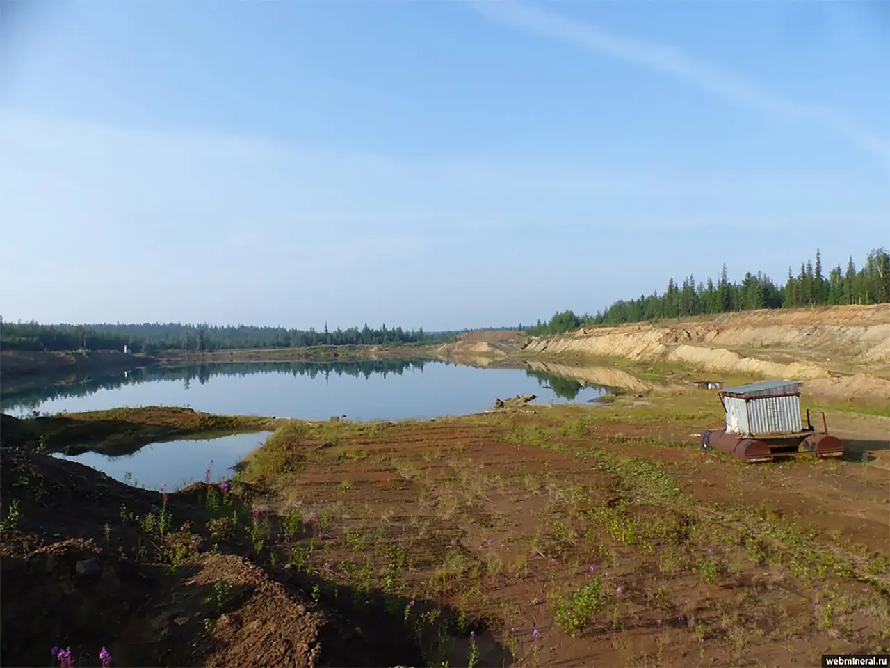 Татарское месторождение в Красноярском крае, территория