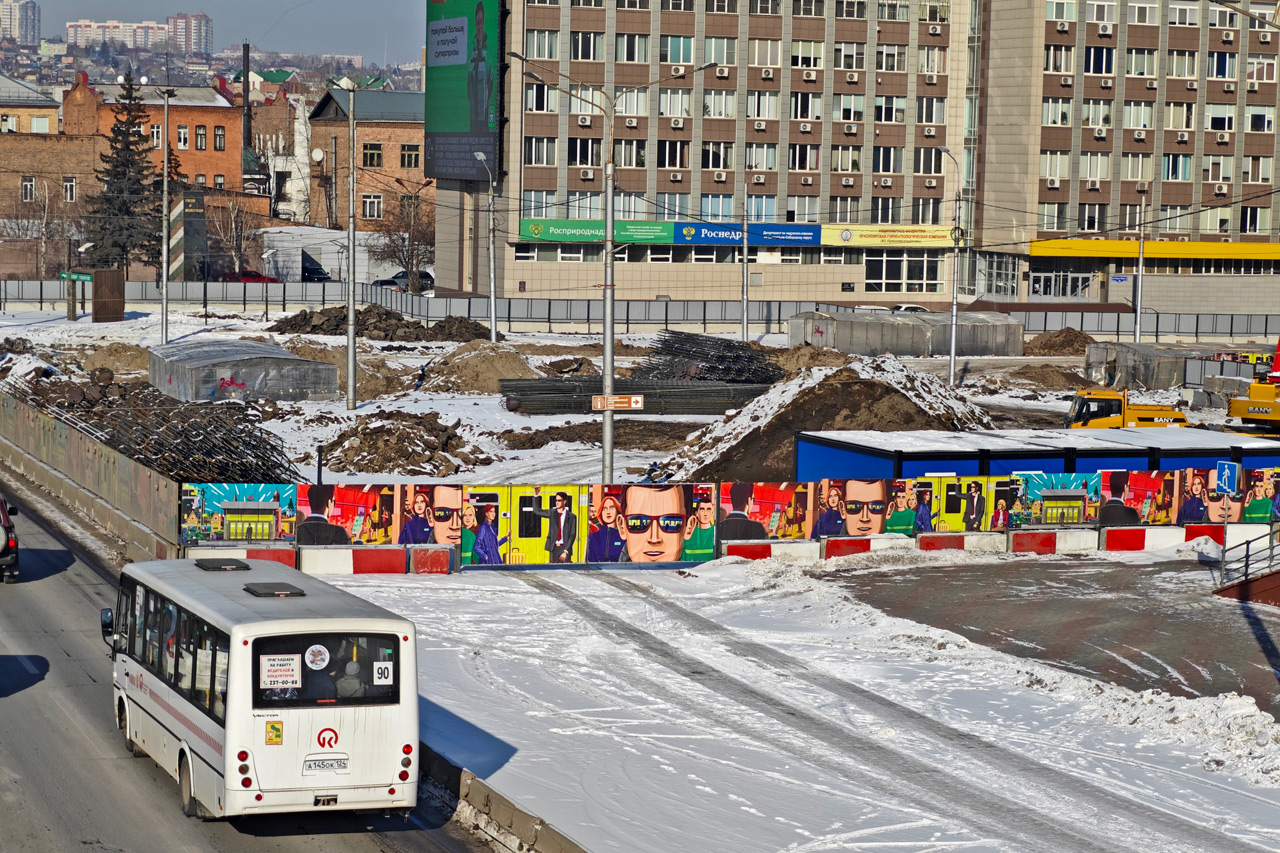 Стройплощадка на ул. Карла Маркса в Красноярске