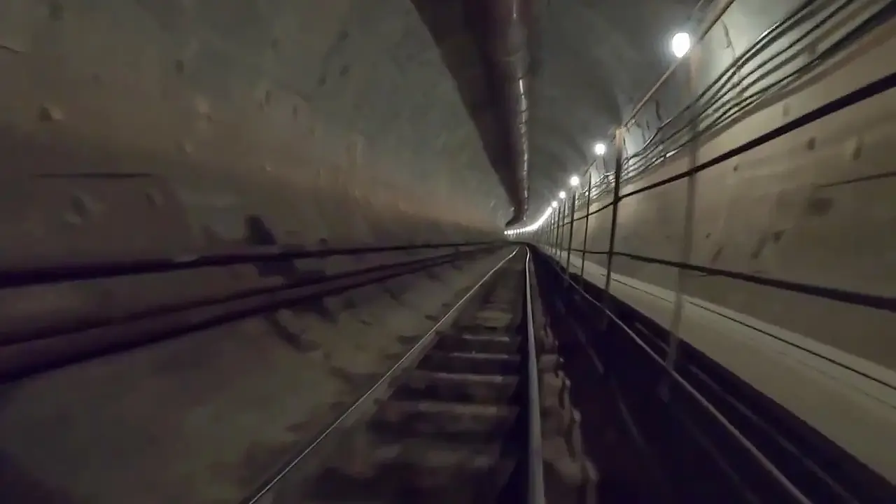 Правый тоннель Красноярского метро