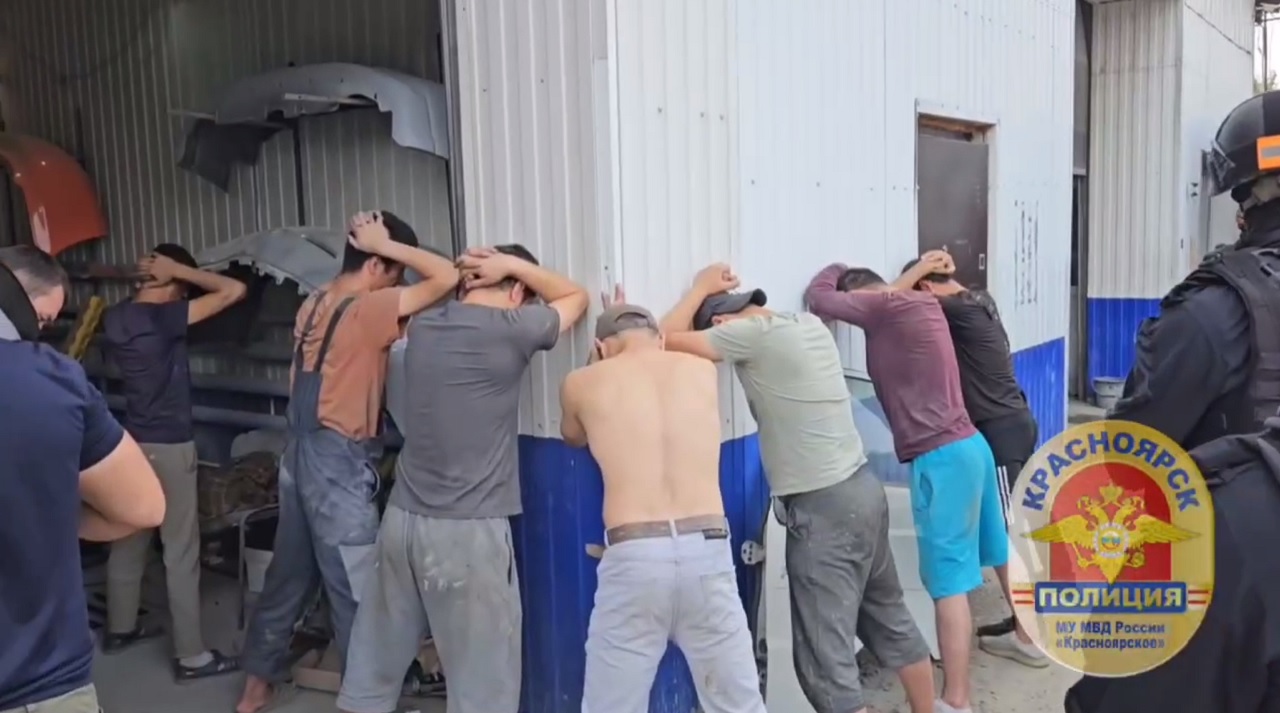 9 иностранных работников автосервиса в Красноярске выдворят из РФ