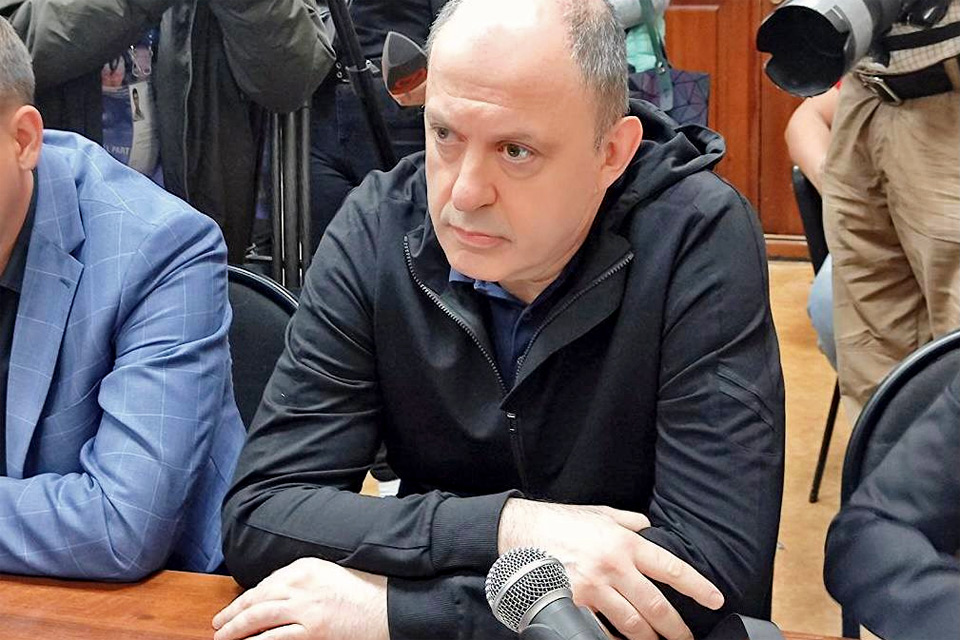 Олег Митволь на суде в Красноярске