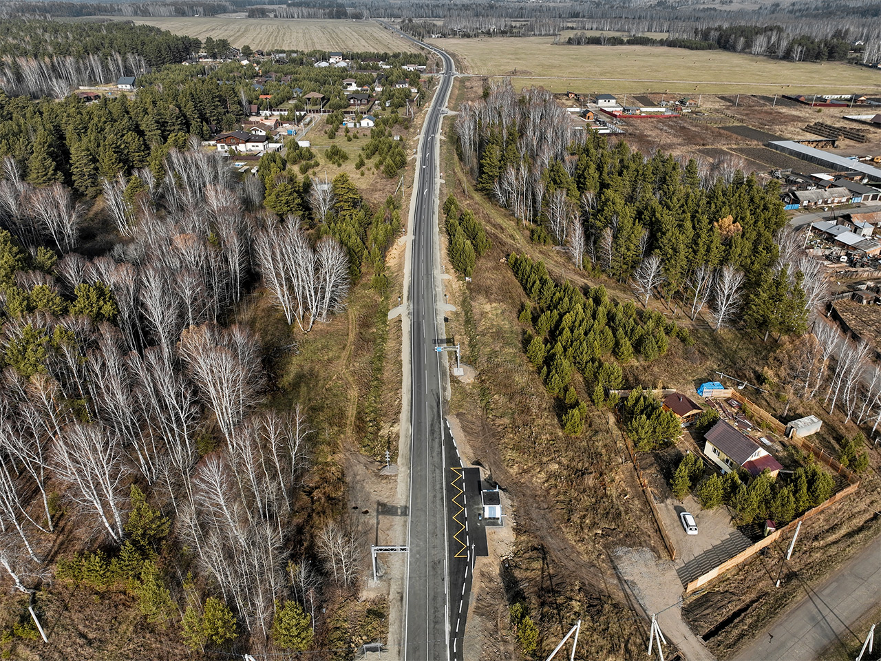 Дорога Емельяново - Мужичкино - Вечерницы - Никольское