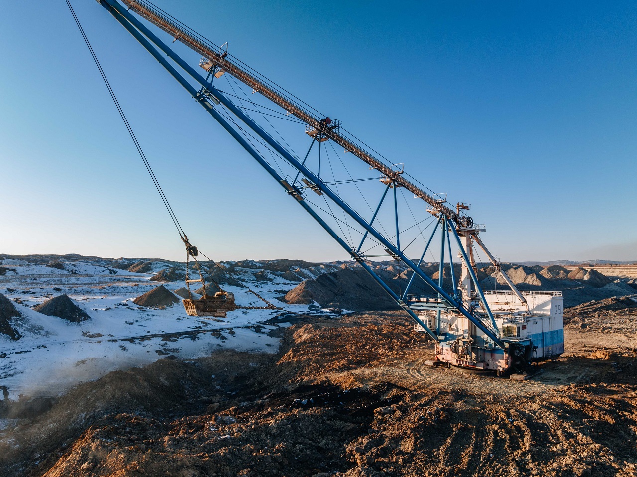 Добыча угля на Назаровском разрезе