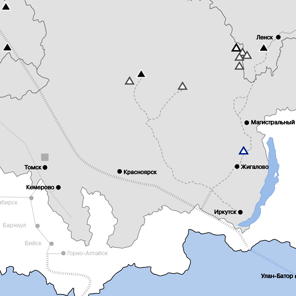 Газпром месторождения на территории Красноярского края