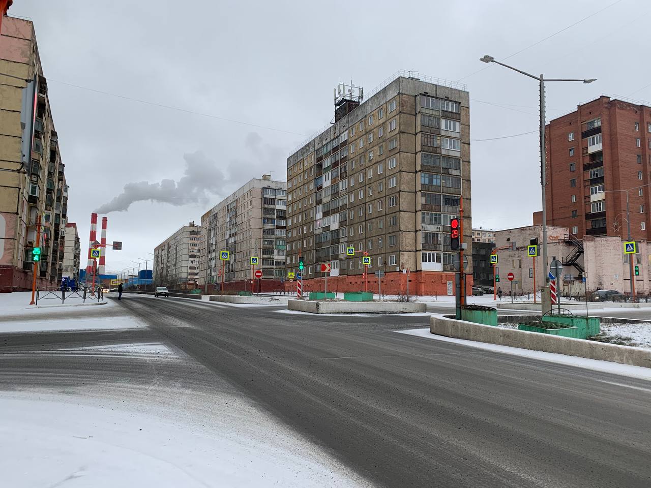 Дома в норильске, норильск зимой