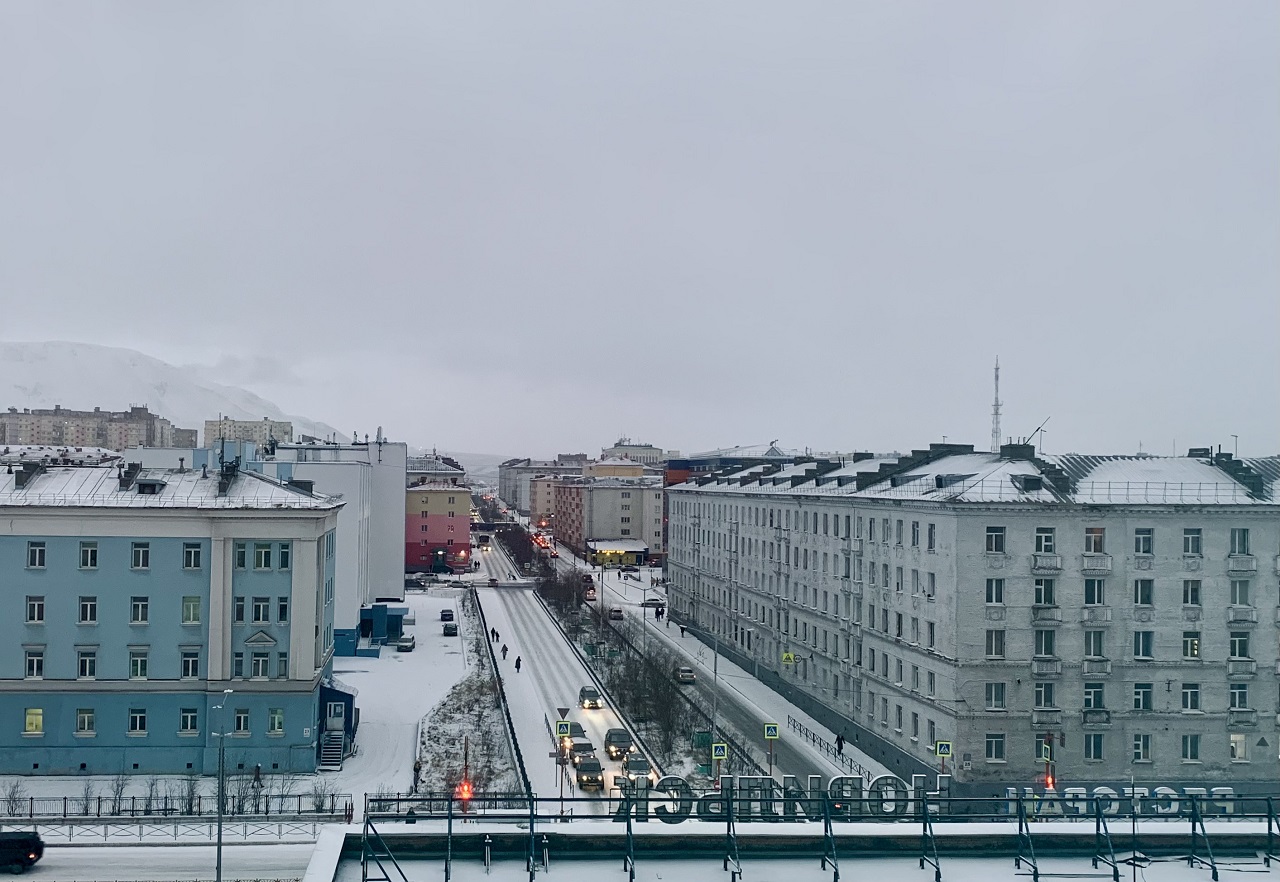 Дома в норильске, норильск зимой