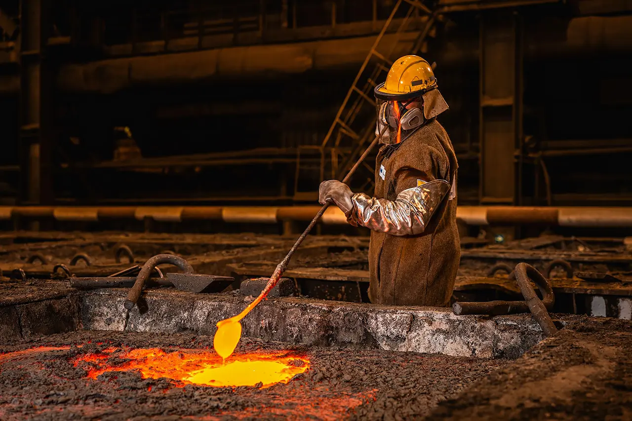 Работа на металлургическом производстве