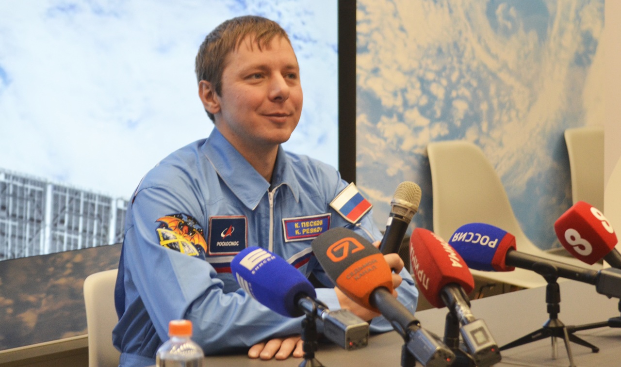 космонавт Кирилл Песков в Красноярске