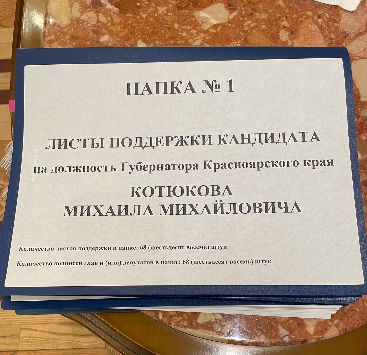 Подписи за Котюкова