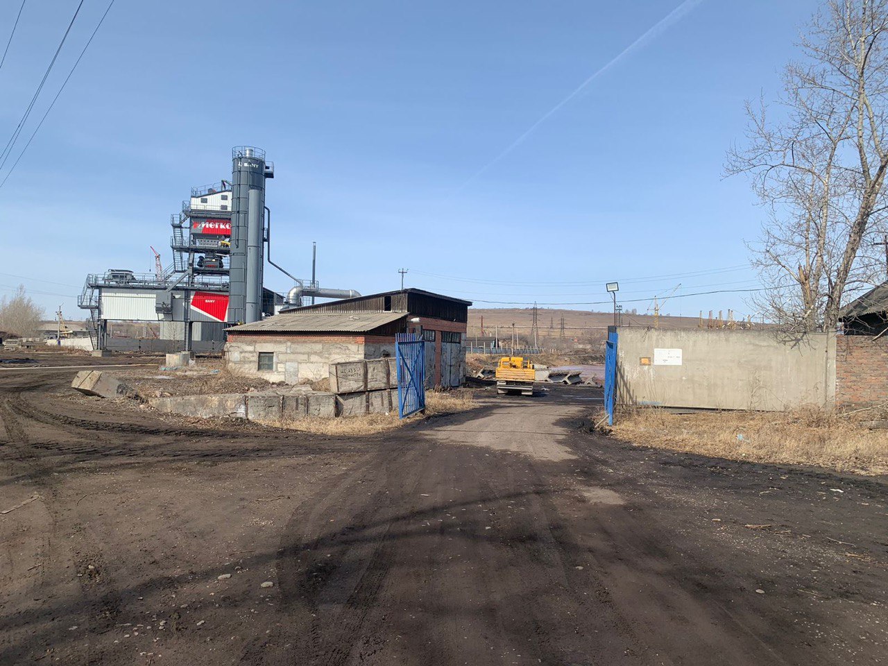Асфальтобетонный завод в Красноярске