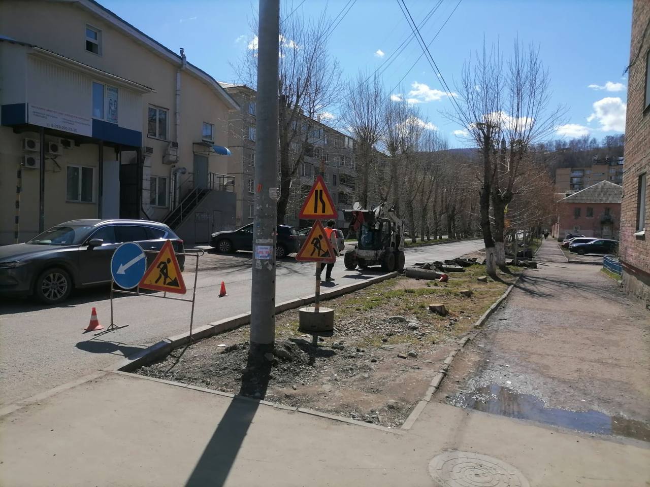 Дорожный ремонт в Красноярске
