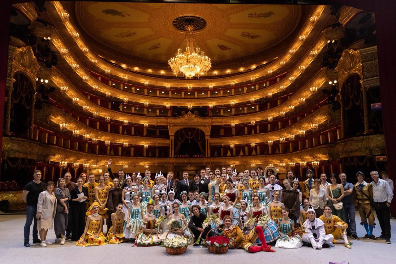 Участники балета на сцене Большого театра