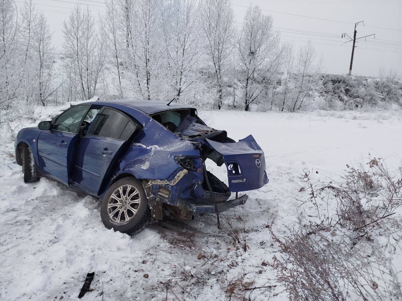 Авария на трассе в Минусинском районе