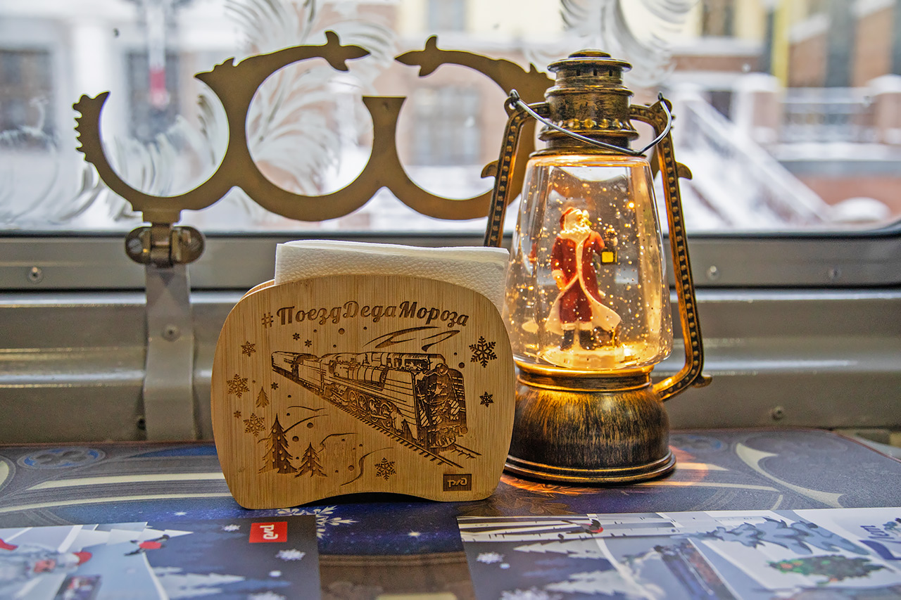 Атрибутика Поезда Деда Мороза