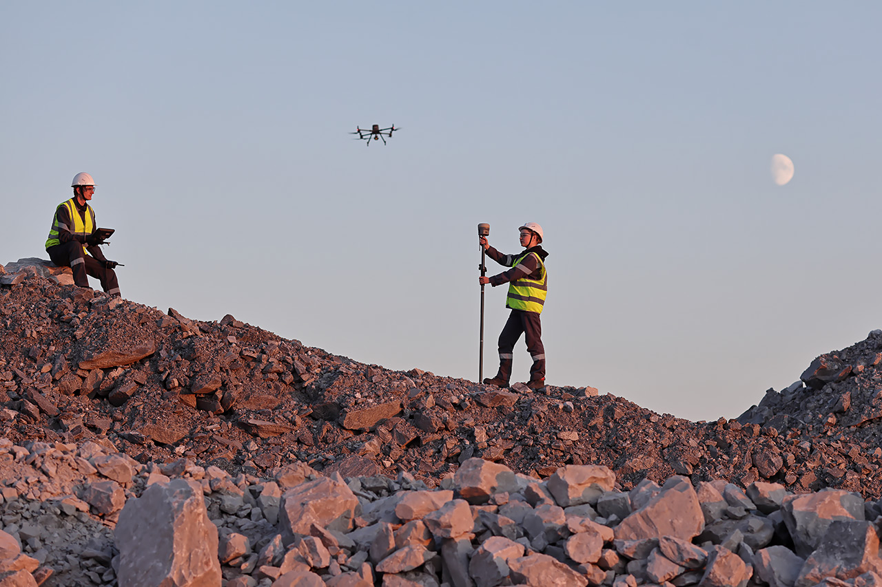 Горные работы на Полюсе с применением БПЛА