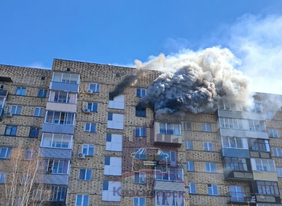 На правобережье Красноярска в пожаре погибла женщина