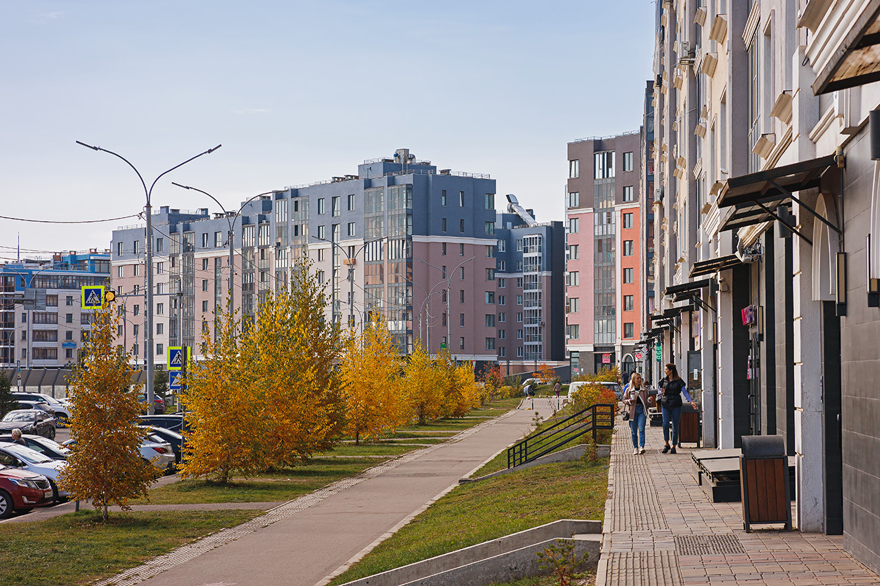 Преображенский Красноярск улицы осень