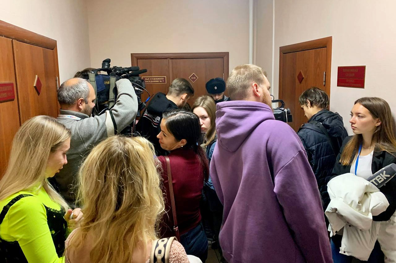 Журналисты в суде, где выбирают меру пресечения Глискову