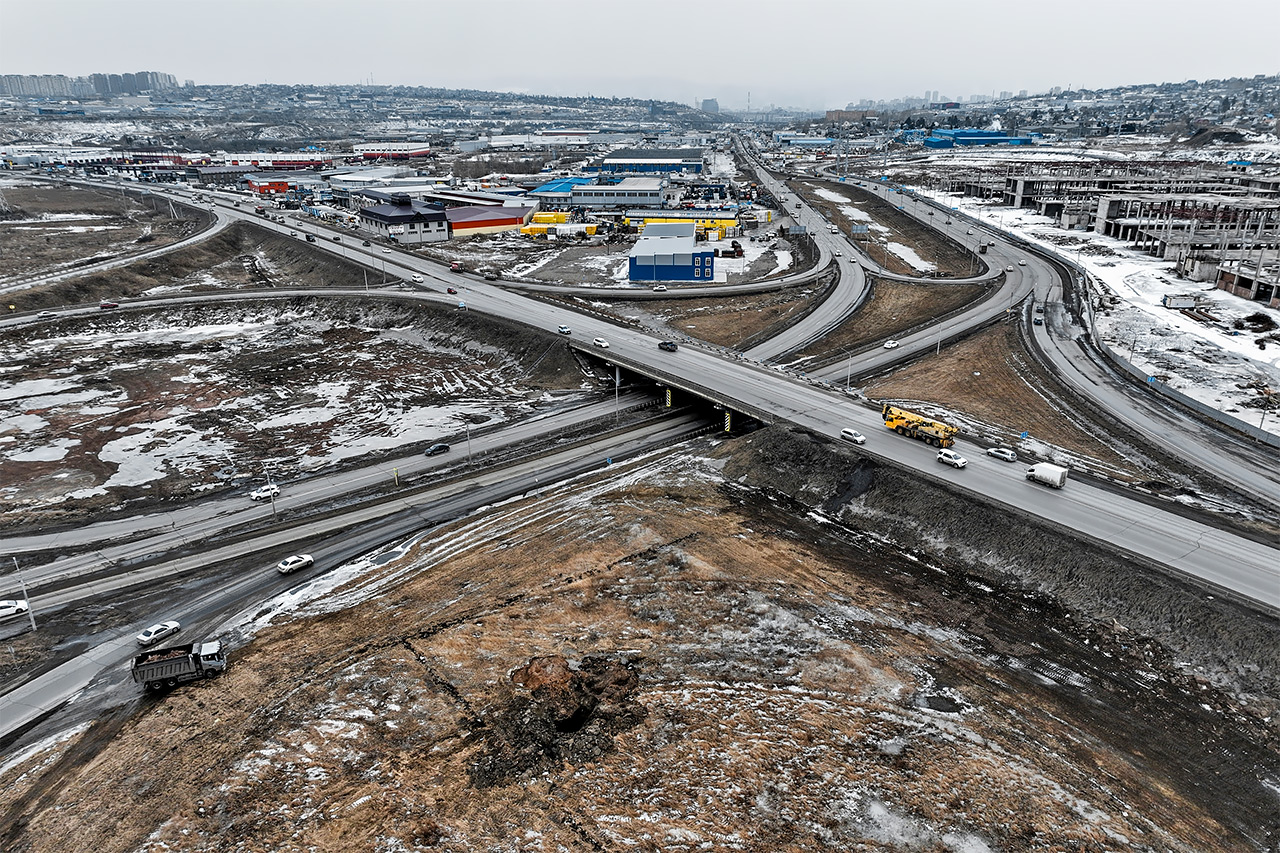 Развязка у Солонцов: работы начались с потеплением