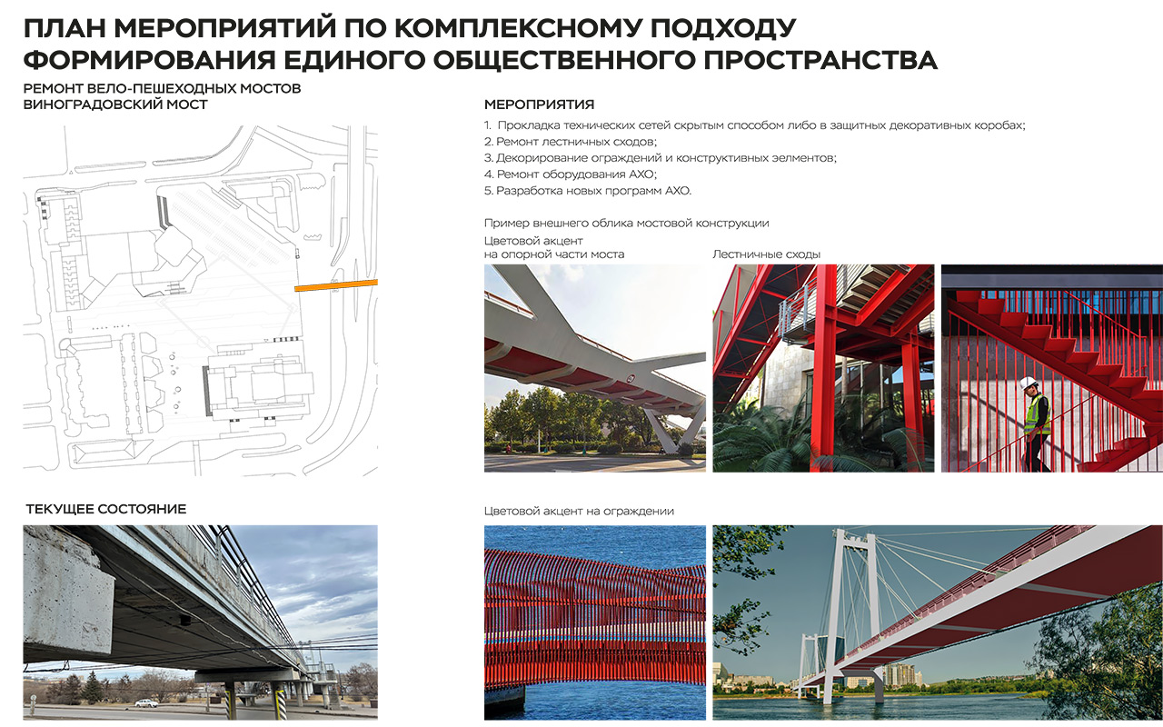 Обновление Виноградовского моста Красноярска