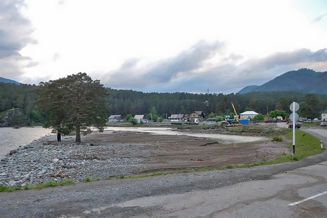 Весенний паводок в Сибири